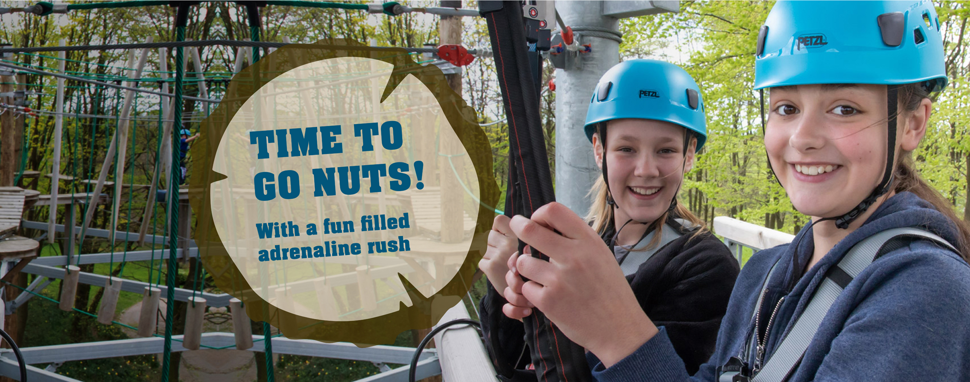 A banner showing the message 'It's time to go Nuts'